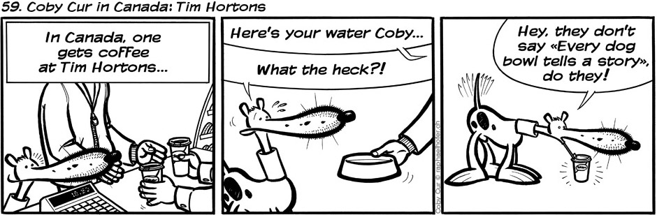59. Coby Cur in Canada: Tim Hortons