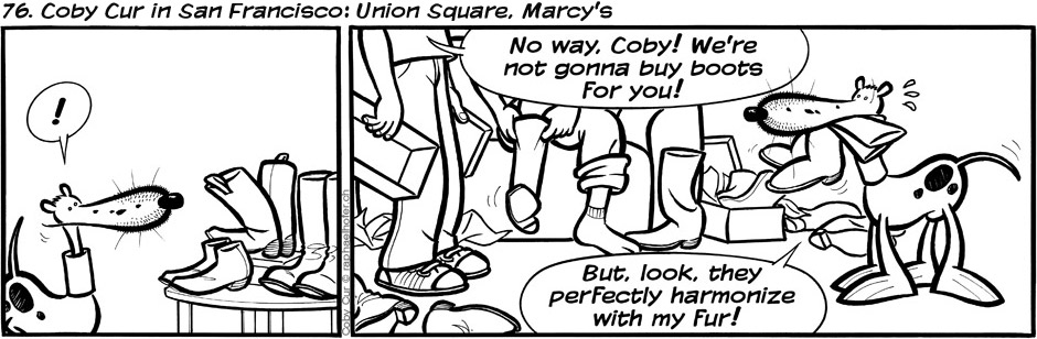 76. Coby Cur in San Francisco: Union Square, Marcy's 