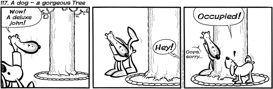 117. A Dog - a gorgeous Tree
