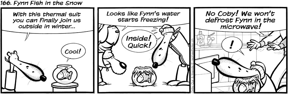 166. Fynn Fish in the Snow