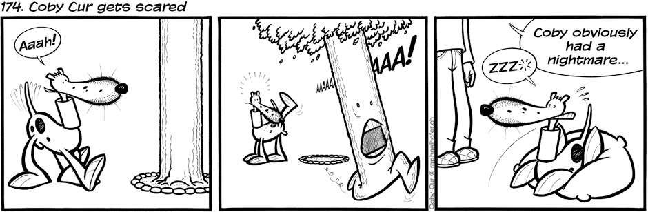 174. Coby Cur gets scared