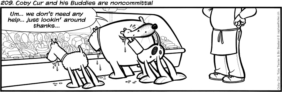 209. Coby Cur and his Buddies are noncommittal