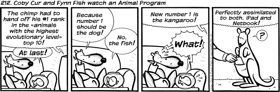 212. Coby Cur and Fynn Fish watch an Animal Program