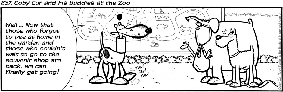 237. Coby Cur and his Buddies at the Zoo