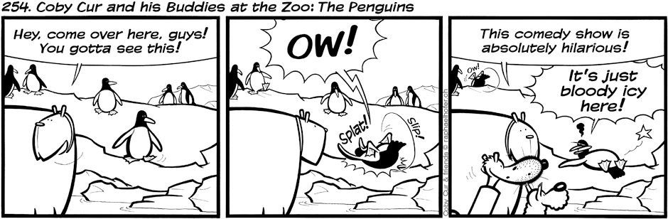 254. Coby Cur and his Buddies at the Zoo: The Penguins