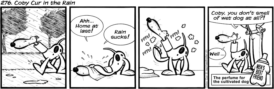 276. Coby Cur in the Rain