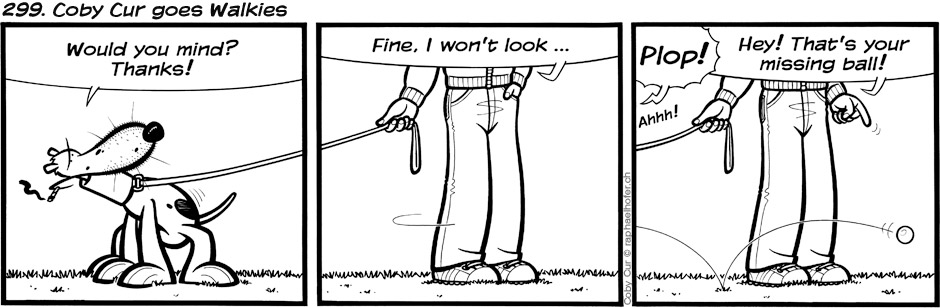 299. Coby Cur goes Walkies
