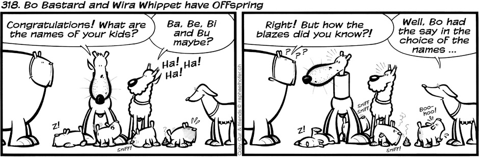 318. Bo Bastard and Wira Whippet have Offspring