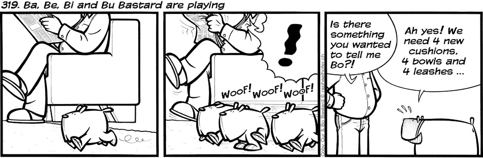 319. Ba, Be, Bi and Bu Bastard are playing